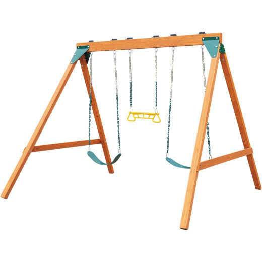 Swing N Slide Ranger Cedar Wood Complete Swing Set Kit